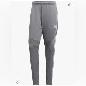 Adidas light grey/white tiro 19 pants